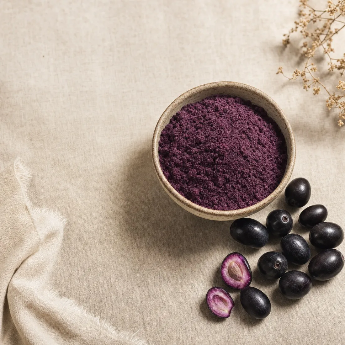 Black Jamun Powder dehydrated powder