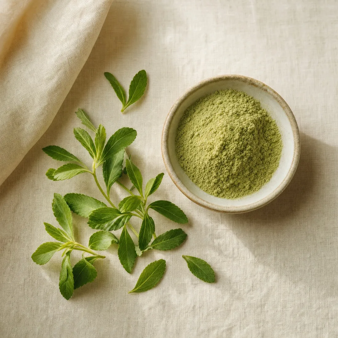 Stevia Leaf Powder dehydrated powder